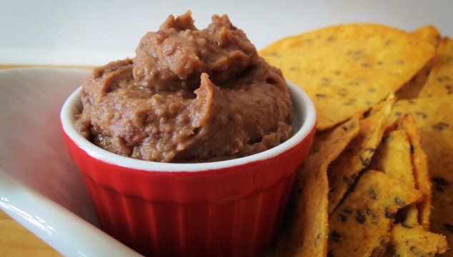 Black Bean Dip with a Trio of Peppers